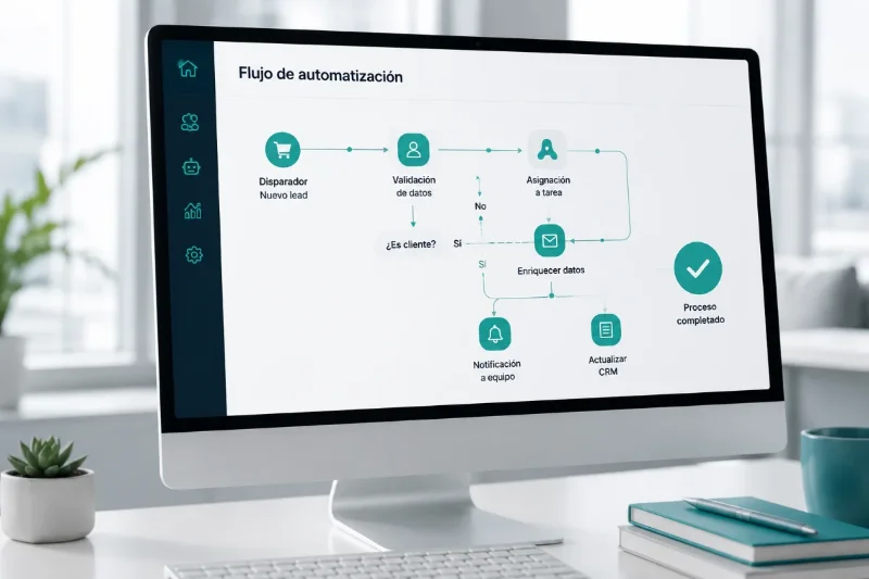 Dashboard de procesos y automatización con IA