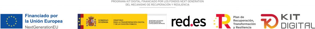Kit Digital, Gobierno de España, Plan de Recuperación, Transformación y Resiliencia, financiado por la Unión Europea NextGenerationEU